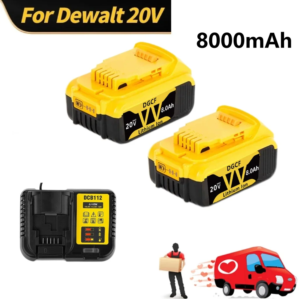 DCB205 Bettery 8Ah for Dewalt MAX 20V Bettery XR Power Tools DCB201 DCB203 DCB206 DCB115 DCB118 Replace Batteries 100% Original
DCB205 Bettery 8Ah for Dewalt MAX 20V Bettery XR Power Tools DCB201 DCB203 DCB206 DCB115 DCB118 Replace Batteries 100% Original