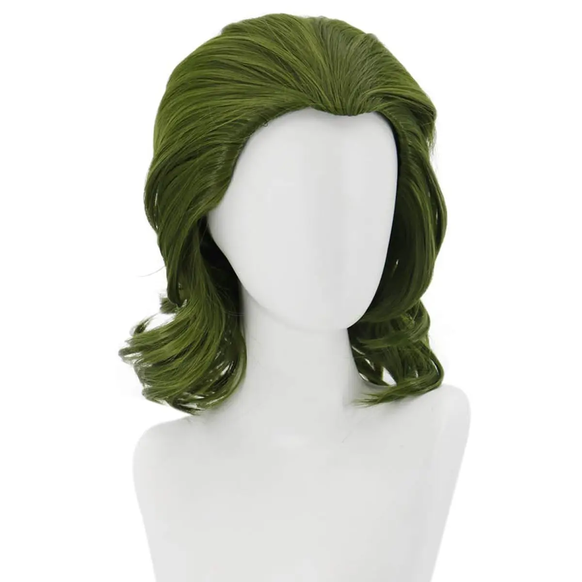 Men Boys Synthetic Hair Wigs Cosplay Costume Wigs Men's Green Wig Short Wavy Dark Green Wig
Men Boys Synthetic Hair Wigs Cosplay Costume Wigs Men's Green Wig Short Wavy Dark Green Wig