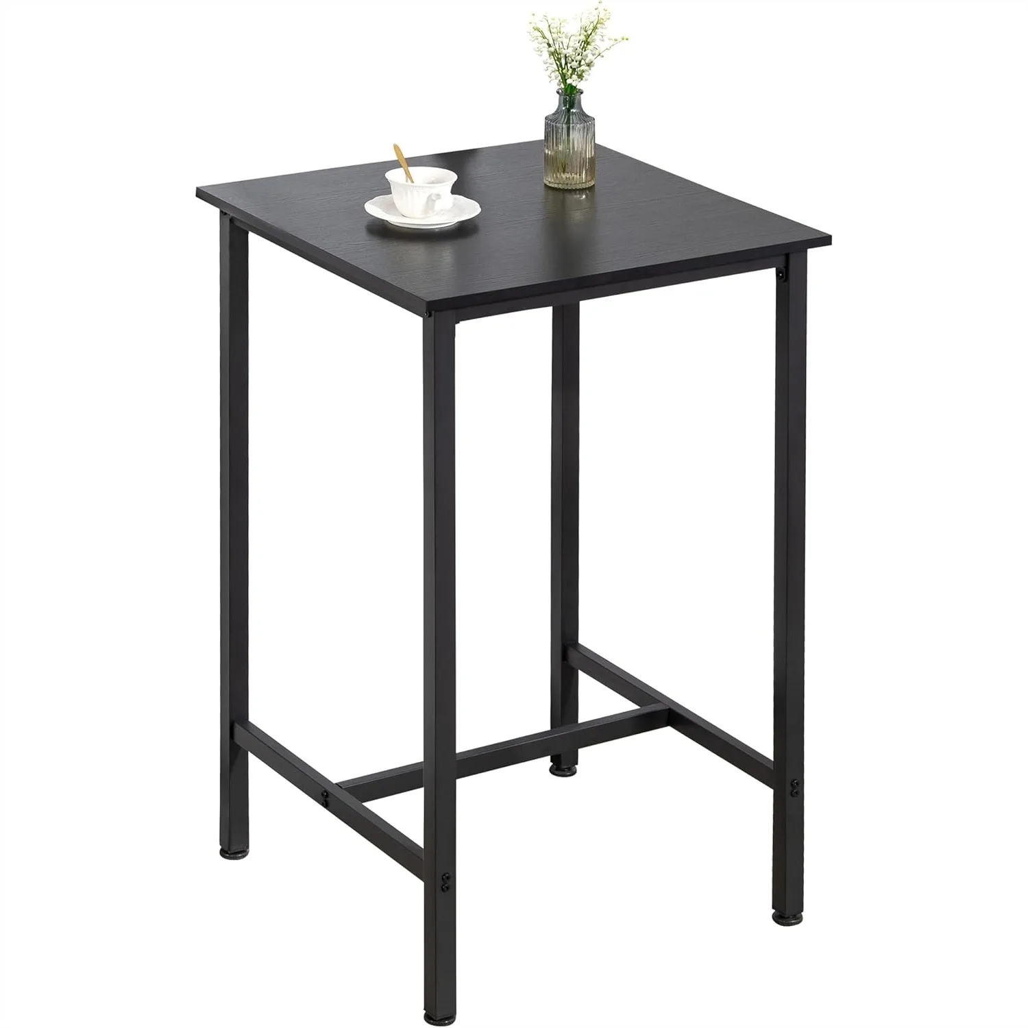 Finnhomy 23.6" Square Bar Table, 39.3" High Top Pub Table for Kitchen Living Room, Rustic Black
Finnhomy 23.6" Square Bar Table, 39.3" High Top Pub Table for Kitchen Living Room, Rustic Black