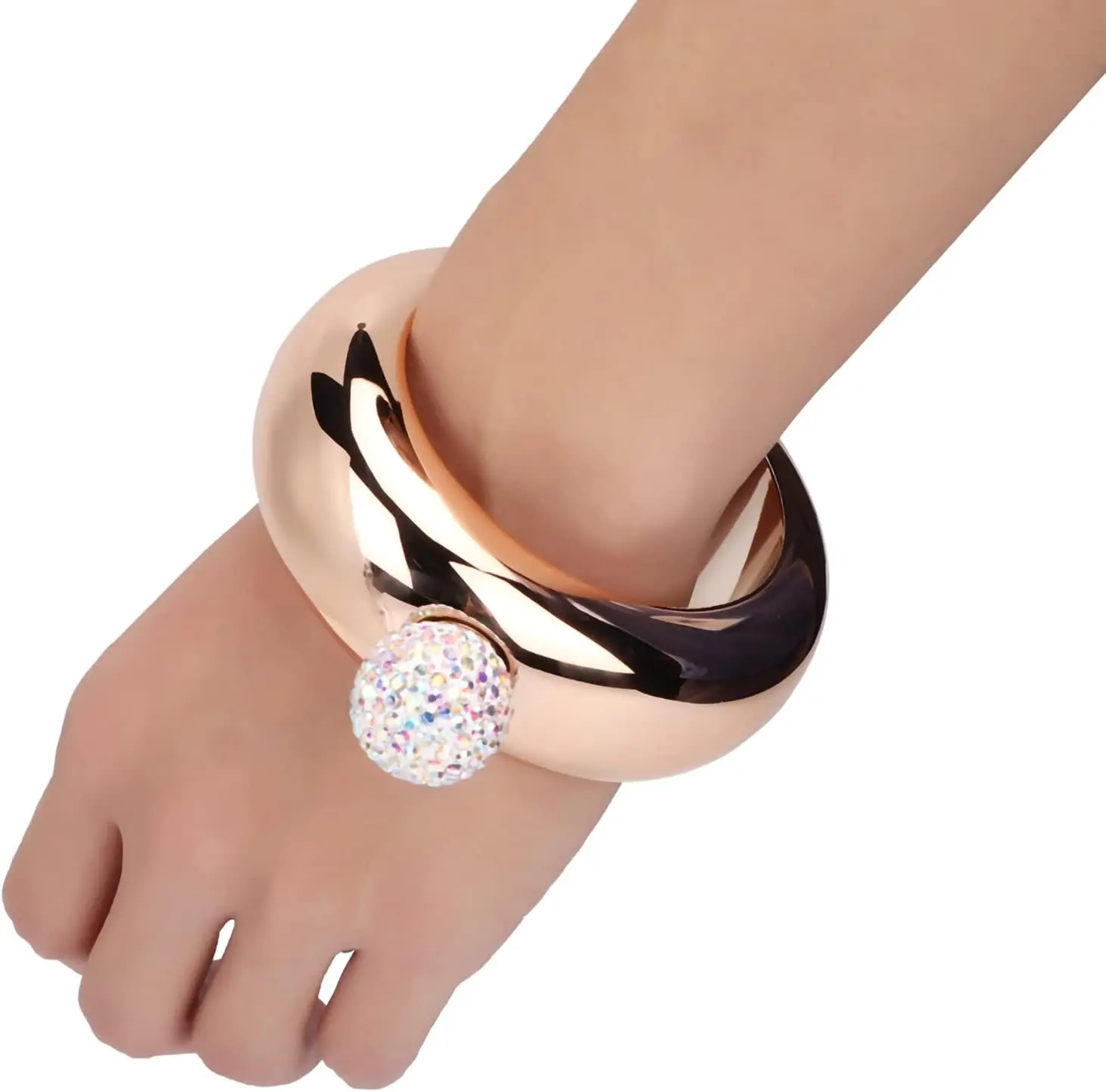 Bracelet Flask Hip 3.5oz Stainless Steel Bracelet Shape Hollow Round Hip Flask with Crystal Lid Portable Dance Birthday Party
Bracelet Flask Hip 3.5oz Stainless Steel Bracelet Shape Hollow Round Hip Flask with Crystal Lid Portable Dance Birthday Party