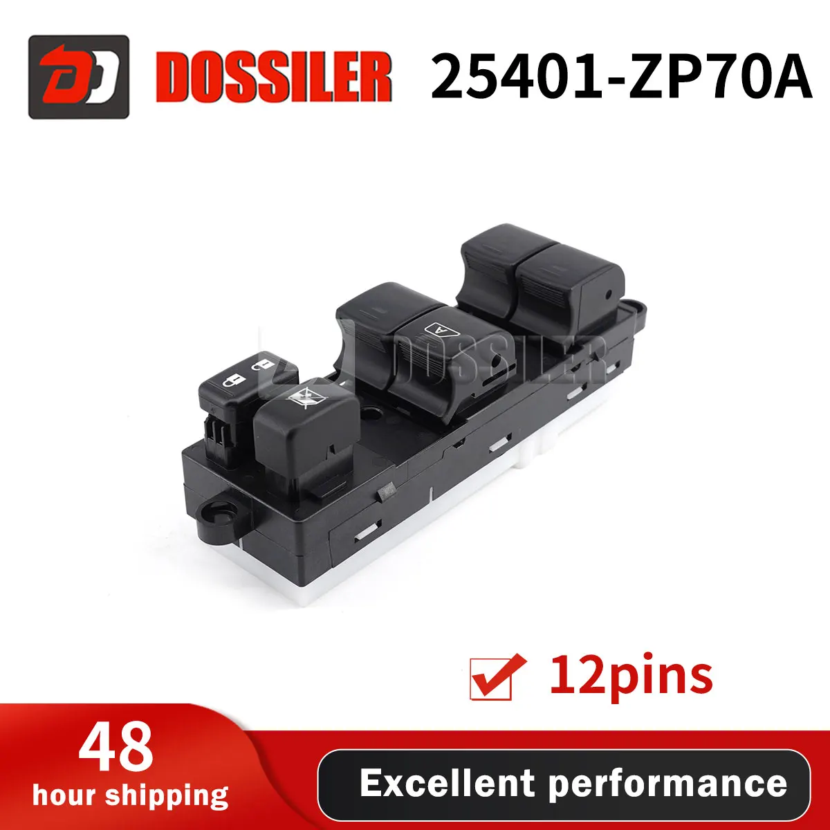 25401-ZP70A Dossiler Master Power Window Switch Driver Side for 2007-2018 Nissan Frontier Crew Cab for 2007-2015 Nissan Xterra
25401-ZP70A Dossiler Master Power Window Switch Driver Side for 2007-2018 Nissan Frontier Crew Cab for 2007-2015 Nissan Xterra