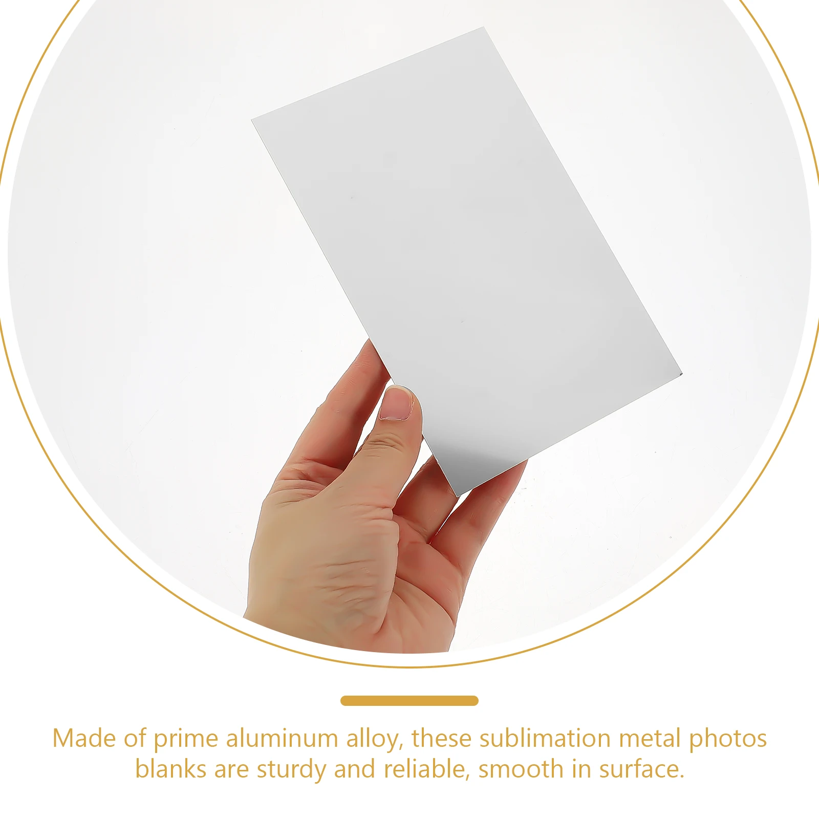 10pcs Aluminum Sublimation Photo Blanks Mirror Silver 10x15cm Durable Metal Wall Poster Frames for Transfer Printing Photos
10pcs Aluminum Sublimation Photo Blanks Mirror Silver 10x15cm Durable Metal Wall Poster Frames for Transfer Printing Photos