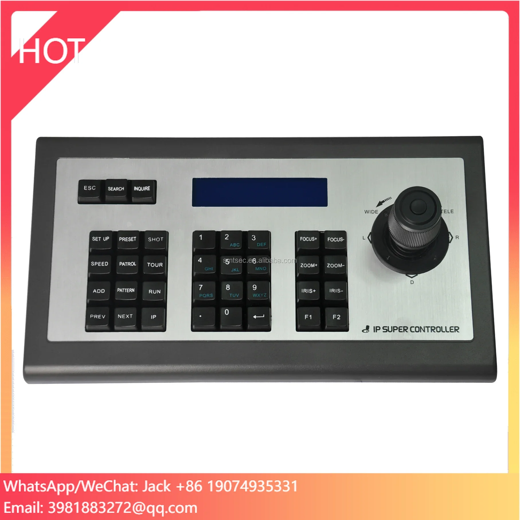SMTSEC Universal CCTV Joystick Accessories 2016 New Product Network IP PTZ Controller Keyboard for Sensor IMX577/IMX477 IMX482 I
SMTSEC Universal CCTV Joystick Accessories 2016 New Product Network IP PTZ Controller Keyboard for Sensor IMX577/IMX477 IMX482 I