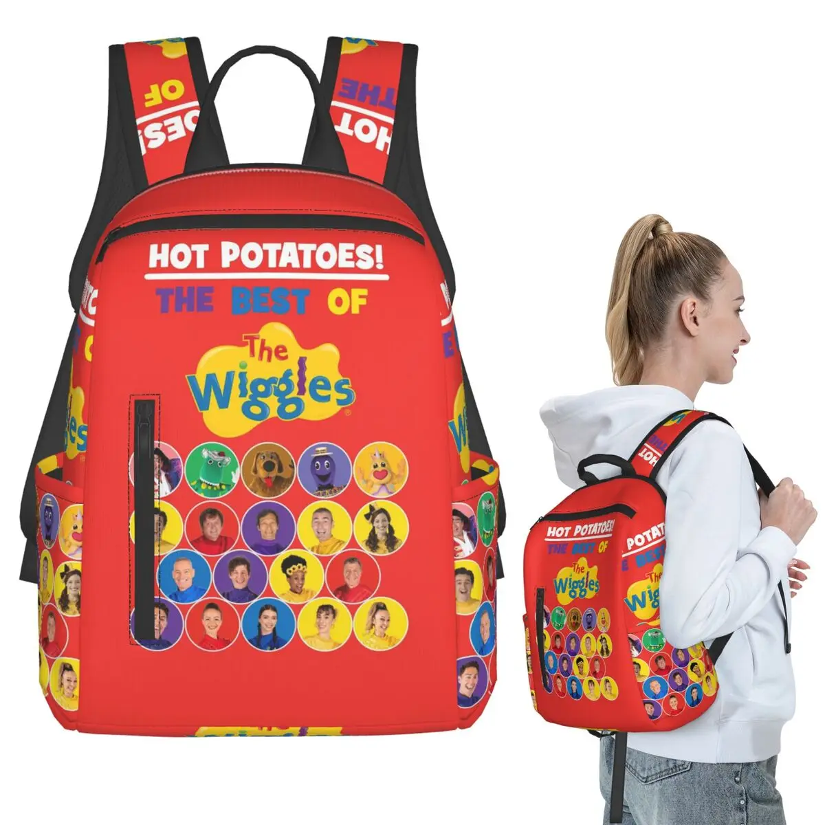 The Wiggles Tv Show Music Band Backpack Student BookBag Kids School Bag Laptop Shoulder Bags Boys Girls
The Wiggles Tv Show Music Band Backpack Student BookBag Kids School Bag Laptop Shoulder Bags Boys Girls