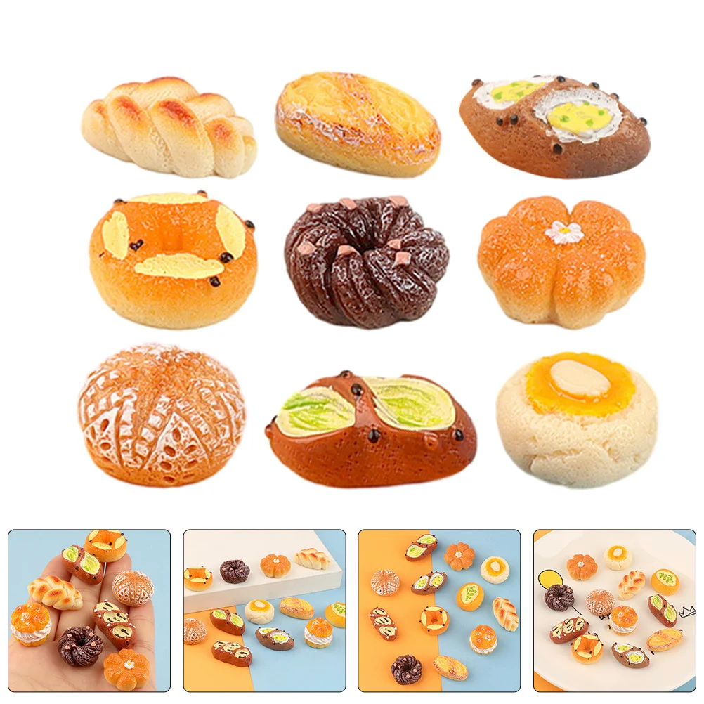 18Pcs Resin Simulation Bread Mini Artificial Bread Decorative Craft Realistic Fake Food for Photography Display Gift
18Pcs Resin Simulation Bread Mini Artificial Bread Decorative Craft Realistic Fake Food for Photography Display Gift