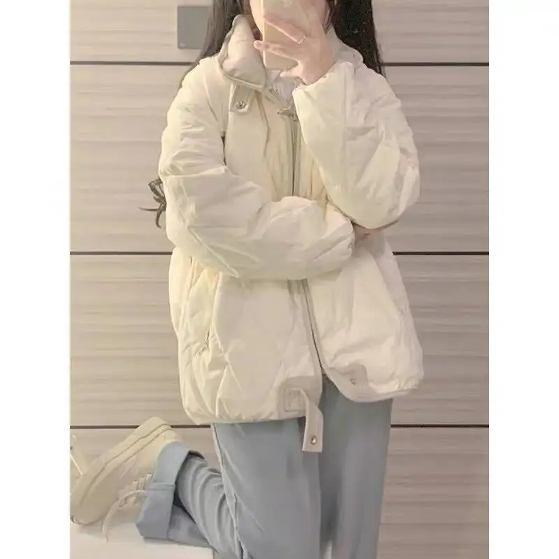 Зима 2026, хлопковая куртка оверсайз для пар, корейский стиль, студенческая женская стеганая жилетка с ромбовидной сеткой, верхняя одежда Ultra
Зима 2026, хлопковая куртка оверсайз для пар, корейский стиль, студенческая женская стеганая жилетка с ромбовидной сеткой, верхняя одежда Ultra