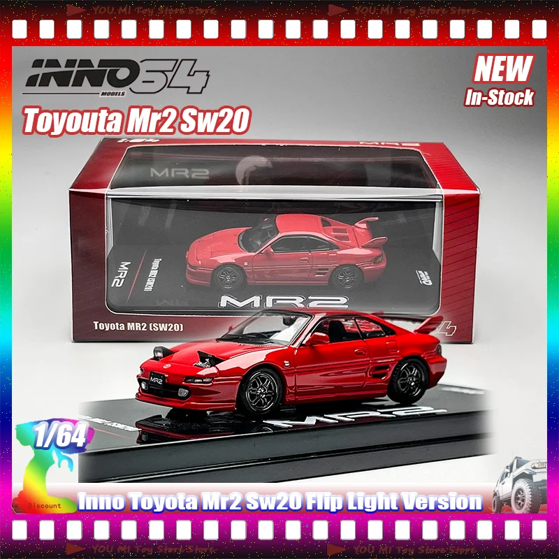 Inno 1:64 Литая под давлением модель автомобиля Toyota Mr2 Sw20 — индивидуальная миниатюрная коллекция игрушек, подарок, имитация сплава с функцией откидного света
Inno 1:64 Литая под давлением модель автомобиля Toyota Mr2 Sw20 — индивидуальная миниатюрная коллекция игрушек, подарок, имитация сплава с функцией откидного света