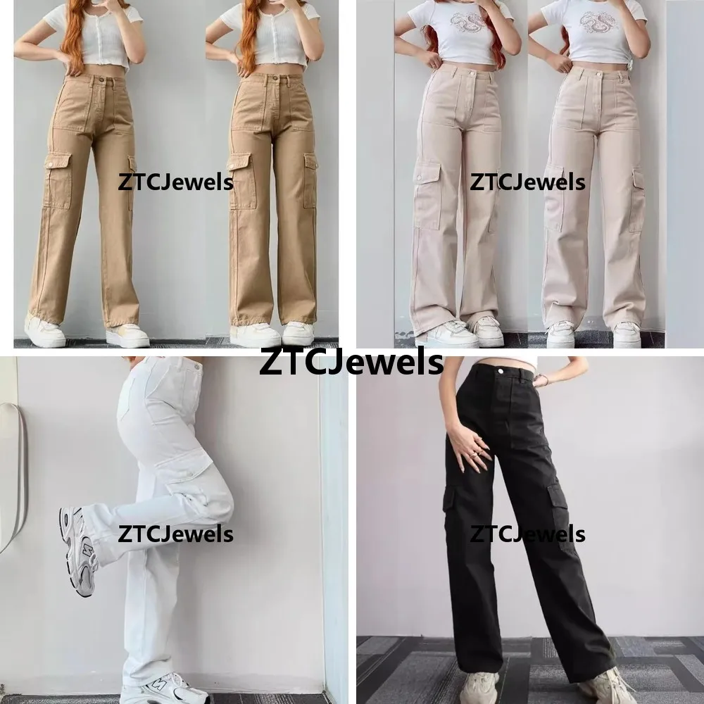 Cosplay Cargo Pants Women High Waist Baggy Trousers Casual Streetwear Wide Leg with 3D Pocket
Cosplay Cargo Pants Women High Waist Baggy Trousers Casual Streetwear Wide Leg with 3D Pocket