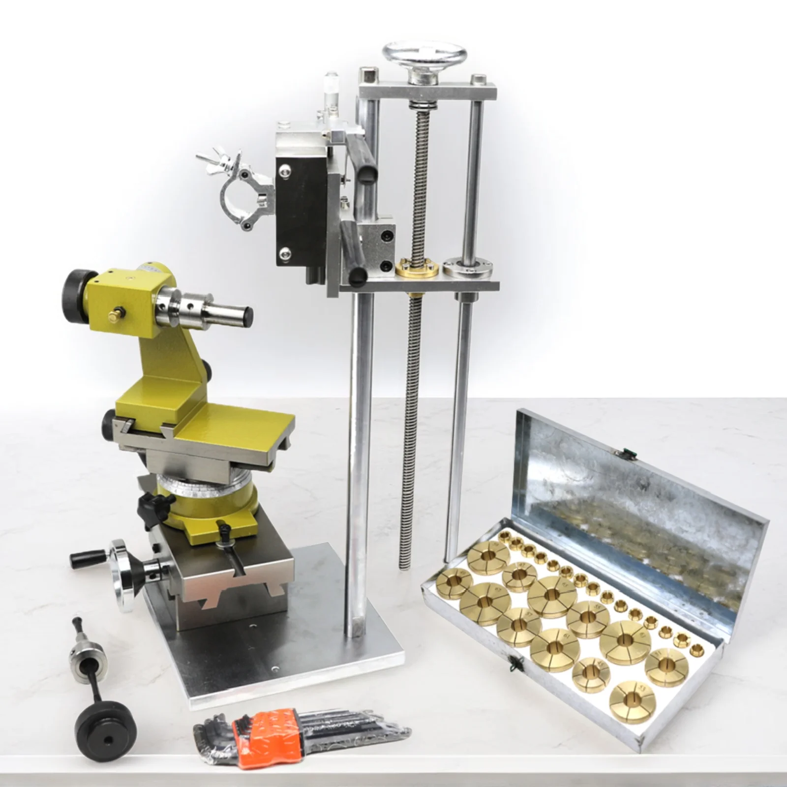 Kinway 27pcs Diamond Cutting & Faceting Machine Set Graver Ring Engraving Machine Gold Engraving Machine Diamond Carving Tools
Kinway 27pcs Diamond Cutting & Faceting Machine Set Graver Ring Engraving Machine Gold Engraving Machine Diamond Carving Tools