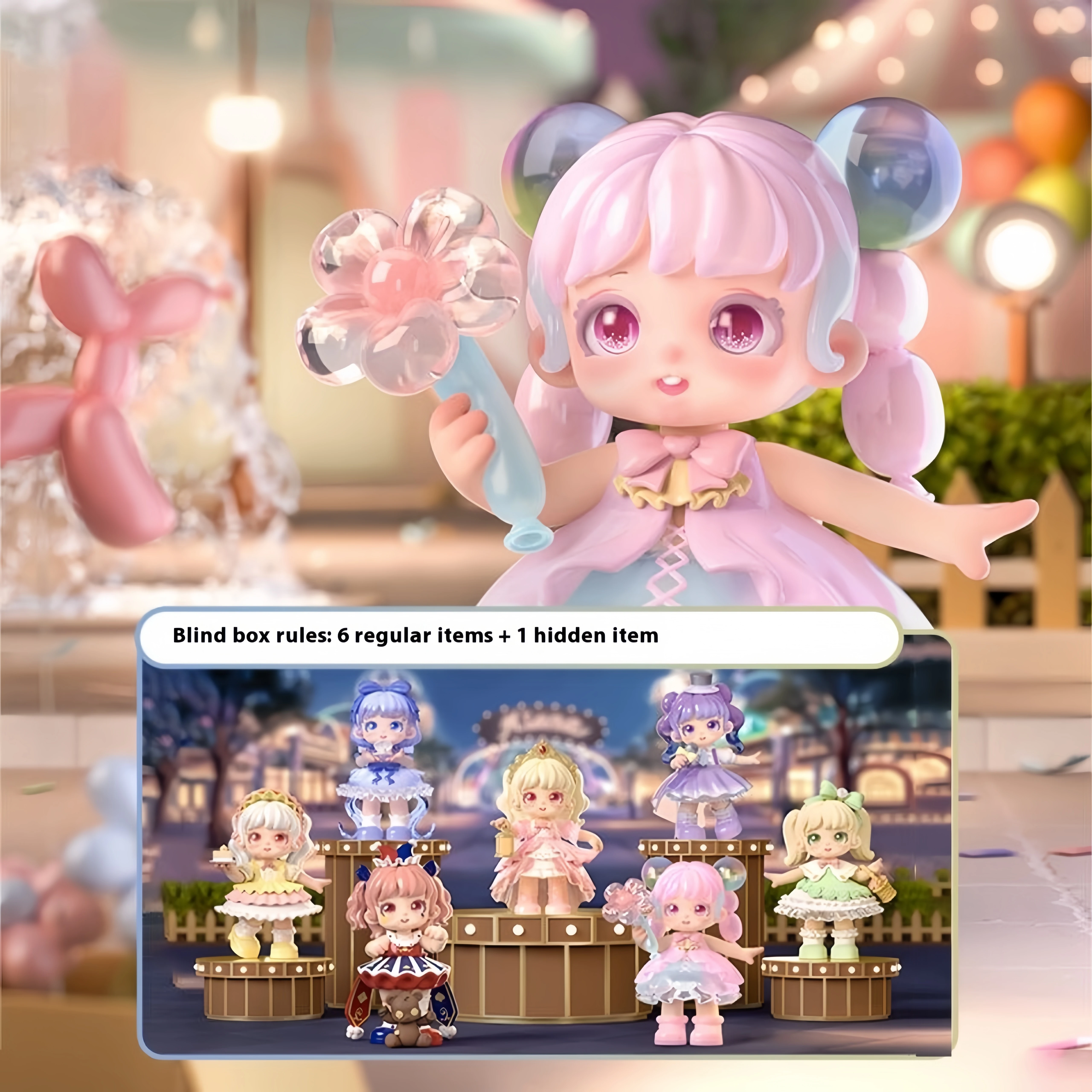 JOTOYS OddEven Miana Gen2 Фэнтези Парк развлечений Фигурка слепая коробка Kawaii Кукла Подарочный набор Коллекционная игрушка
JOTOYS OddEven Miana Gen2 Фэнтези Парк развлечений Фигурка слепая коробка Kawaii Кукла Подарочный набор Коллекционная игрушка