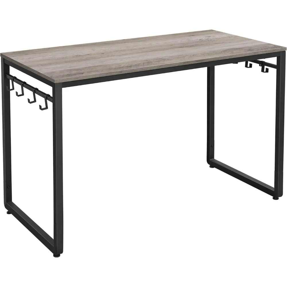 Computer Desk, Office Desk with 8 Hooks, for Study, Home Office, Easy Assembly, Industrial Design, 47.2 x 23.6 x 29.5 Inches, G
Computer Desk, Office Desk with 8 Hooks, for Study, Home Office, Easy Assembly, Industrial Design, 47.2 x 23.6 x 29.5 Inches, G