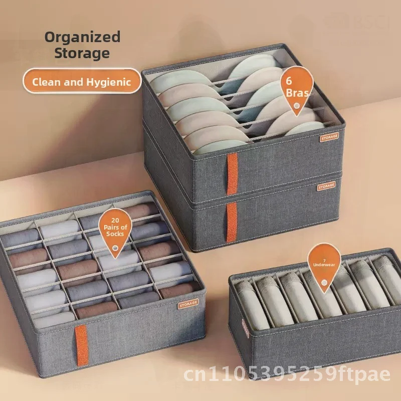 Multi-Function Underwear Storage Box Fabric Drawer for Bedroom Dormitory with Compartments Foldable & Stackable Cationic
Multi-Function Underwear Storage Box Fabric Drawer for Bedroom Dormitory with Compartments Foldable & Stackable Cationic