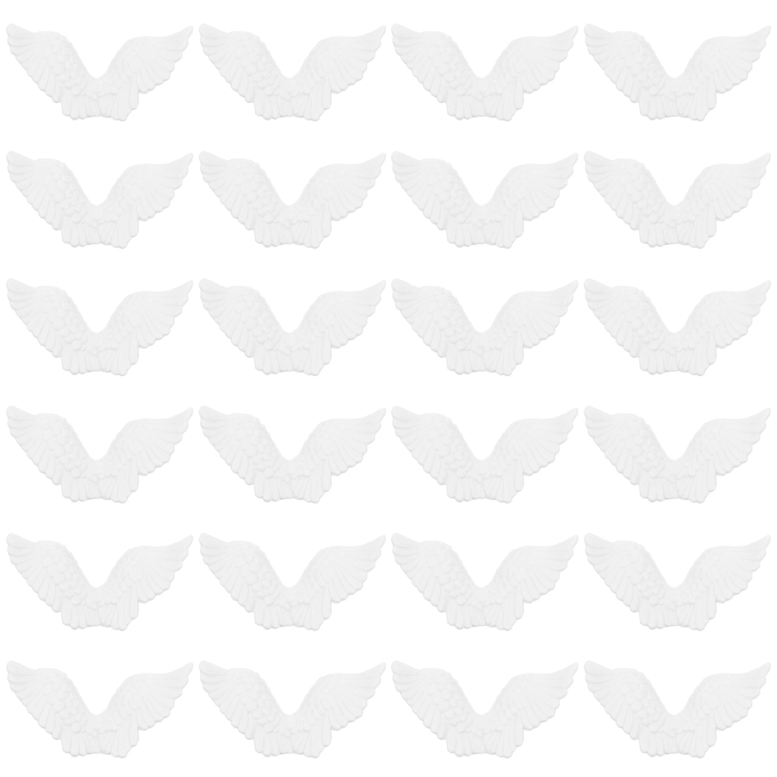 24pcs Angel Wings Diy Craft Ornaments Christmas Hanging Pendants Durable Plastic Accessories For Decorations Wreath Wind Chimes
24pcs Angel Wings Diy Craft Ornaments Christmas Hanging Pendants Durable Plastic Accessories For Decorations Wreath Wind Chimes