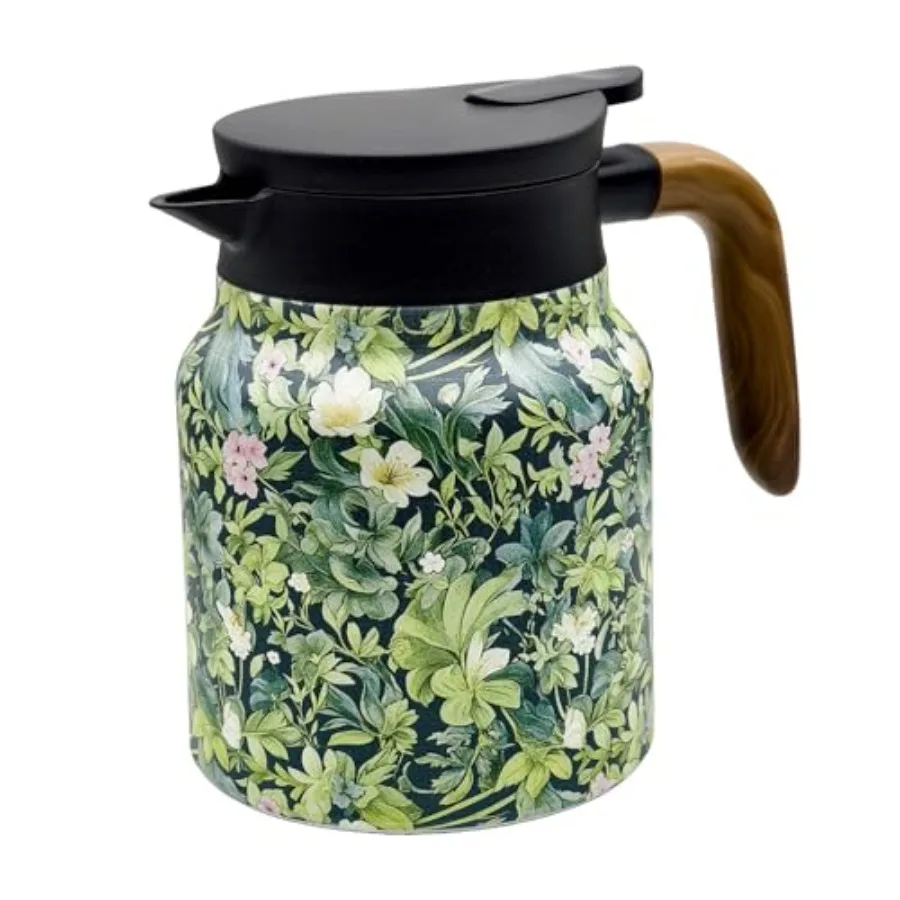 35 OZ Vintage Floral Tea Pot with Infuser, Large Capacity Insulated Stainless Steel Tea Kettle, 12 Hour Hot/Cold Retention, Tea
35 OZ Vintage Floral Tea Pot with Infuser, Large Capacity Insulated Stainless Steel Tea Kettle, 12 Hour Hot/Cold Retention, Tea