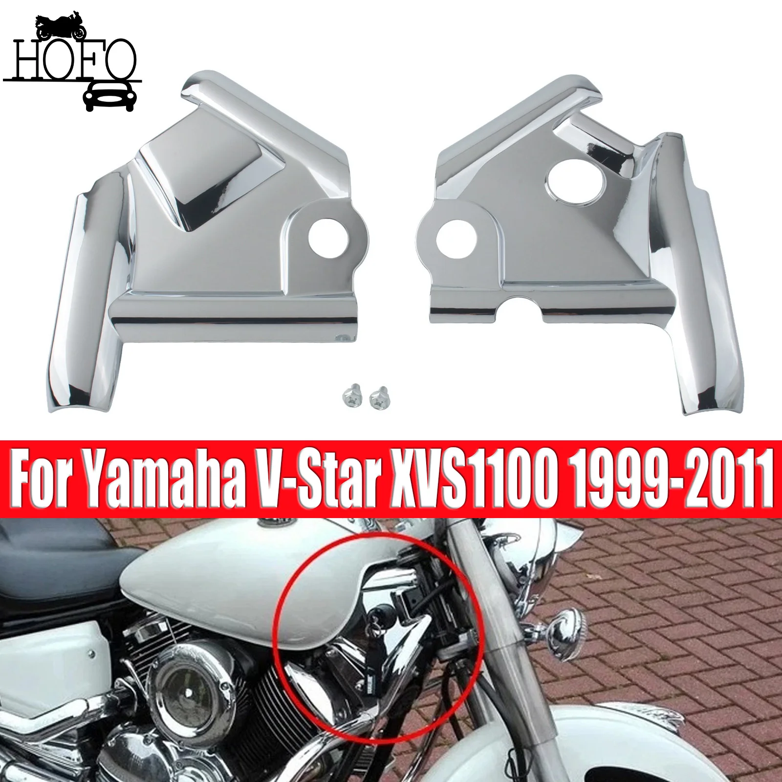 Motorcycle Frame Neck Cover For Yamaha V-Star XVS1100 1999-2011
Motorcycle Frame Neck Cover For Yamaha V-Star XVS1100 1999-2011