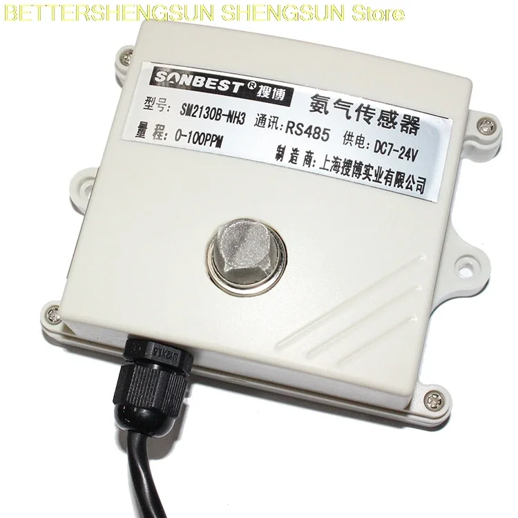 Ammonia sensor MQ135 gas ammonia concentration detector control instrument ammonia transmitter RS485 output
Ammonia sensor MQ135 gas ammonia concentration detector control instrument ammonia transmitter RS485 output