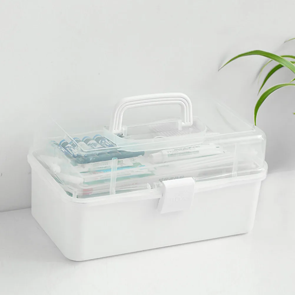 Large Aid Box Child Lock Multi-Layer Medicine Storage Case Portable Household Plastic Container Outdoor Indoor
Large Aid Box Child Lock Multi-Layer Medicine Storage Case Portable Household Plastic Container Outdoor Indoor