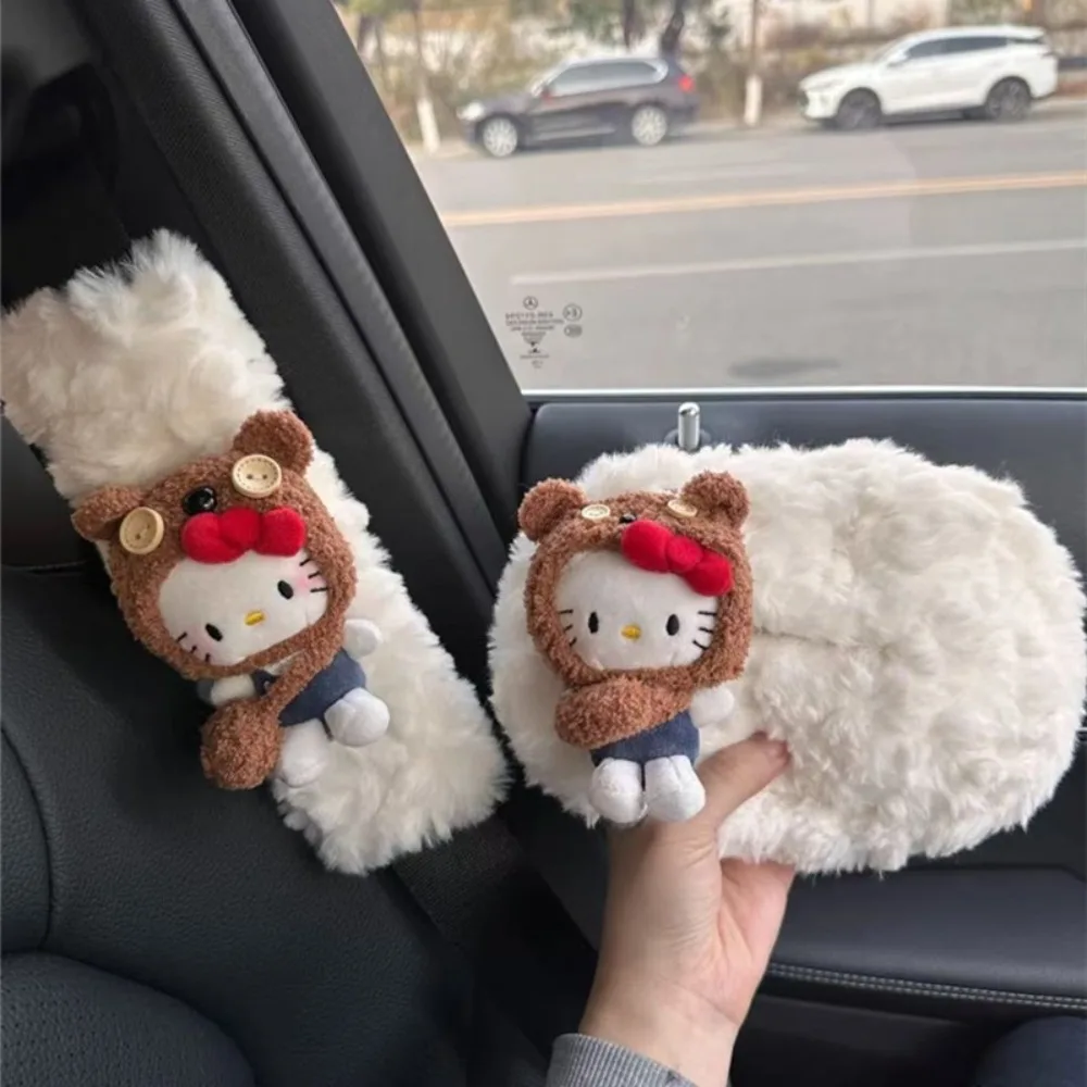 Hello Kitty Car Seat Belt Covers Plush Doll Soft Velvet Shoulder Pad Safety Belt Cover for Adult Kid Car Tissue Box
Hello Kitty Car Seat Belt Covers Plush Doll Soft Velvet Shoulder Pad Safety Belt Cover for Adult Kid Car Tissue Box