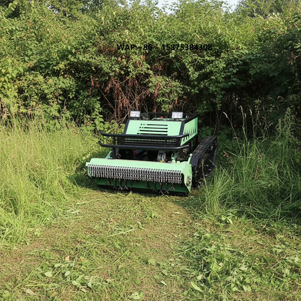 High Quality Crawler Remote Control 500MM Lawn Mower Engine Garden Use Grass Cutting Machine
High Quality Crawler Remote Control 500MM Lawn Mower Engine Garden Use Grass Cutting Machine