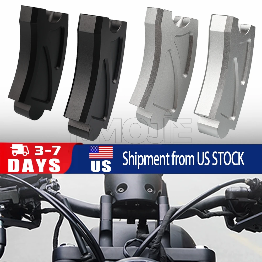 For Honda CMX500 CMX300 Rebel CMX 300 500 CMX 500 2017-2023 Motorcycle Handlebar Riser Kit Handle Bar Risers Lift Clamp Adapter