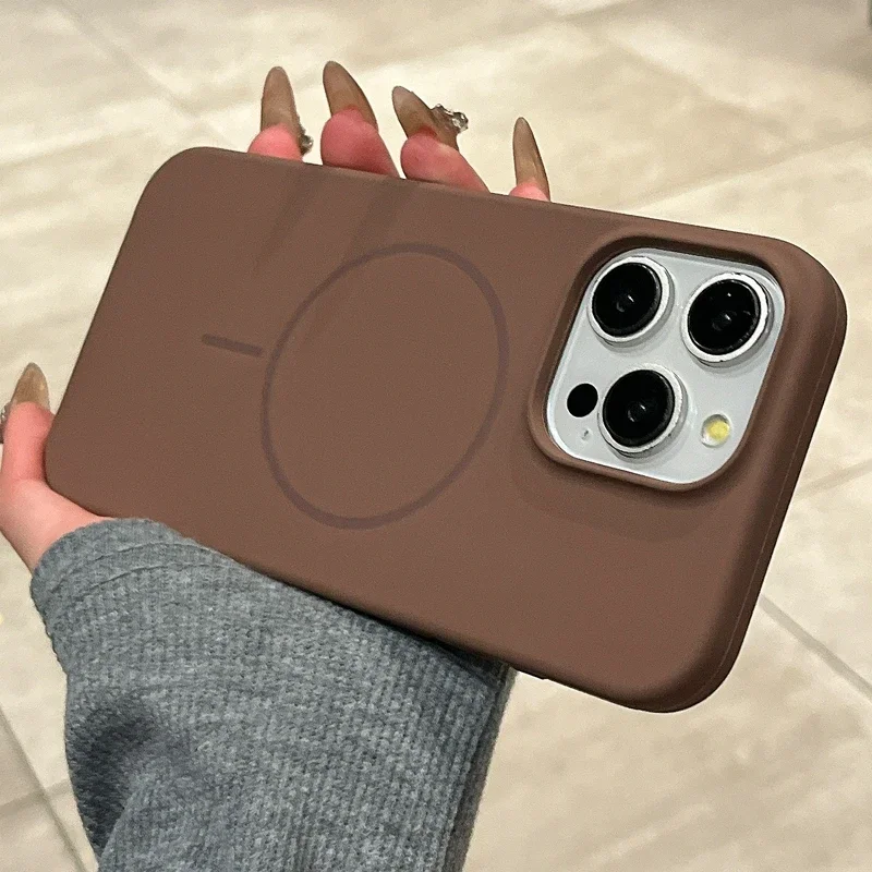 Pop Liquid Silicone For Magsafe Phone Case For IPhone 11 12 13 14 15 16 Pro Max Plus Magnetic Wireless Charger Shockproof Bumper
Pop Liquid Silicone For Magsafe Phone Case For IPhone 11 12 13 14 15 16 Pro Max Plus Magnetic Wireless Charger Shockproof Bumper