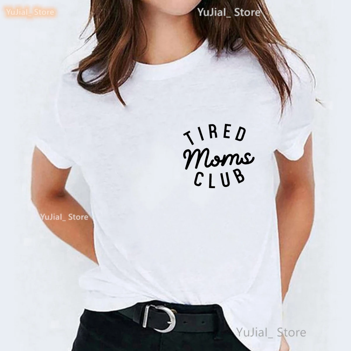 Tired Mom Club Pocket Printed Tshirt Women Flowers Mother'S Day Gifts T Shirt Femme Summer Short Sleeve T-Shirt Female
Tired Mom Club Pocket Printed Tshirt Women Flowers Mother'S Day Gifts T Shirt Femme Summer Short Sleeve T-Shirt Female
