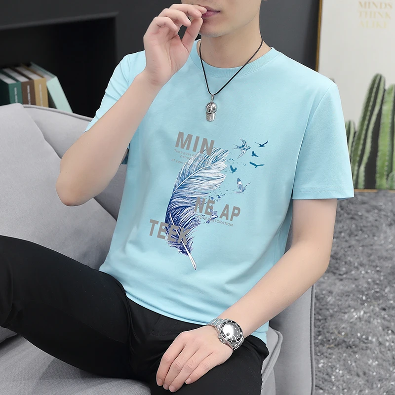 Мужская летняя футболка ort Sve round Ne Ice Silk Faion с принтом, универсальный топ f Sve Thin Slim Fit Men's irt
Мужская летняя футболка ort Sve round Ne Ice Silk Faion с принтом, универсальный топ f Sve Thin Slim Fit Men's irt
