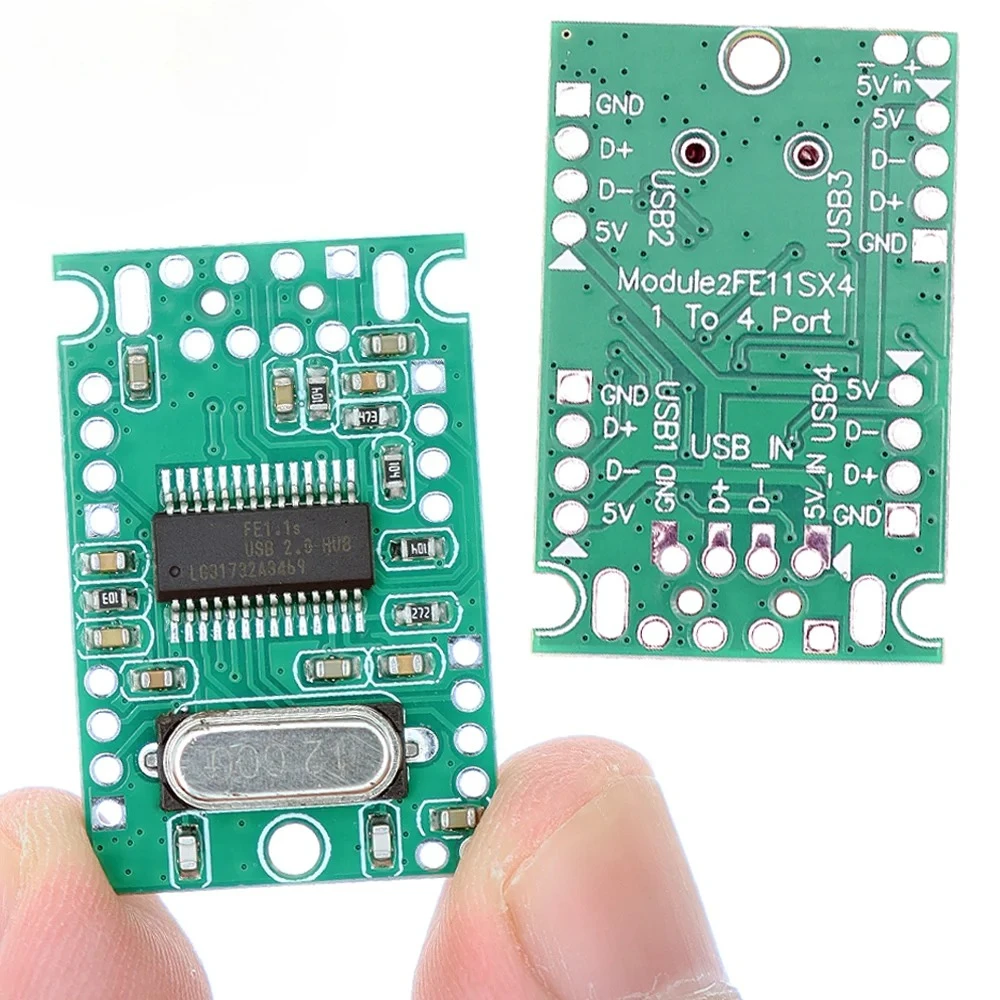 1-100PCS USB 2.0 Expansion Module Expands 1 USB Port to 4 HUB Concentrator 1 Drag 4 Interface Transfer Module Drive-Free
1-100PCS USB 2.0 Expansion Module Expands 1 USB Port to 4 HUB Concentrator 1 Drag 4 Interface Transfer Module Drive-Free