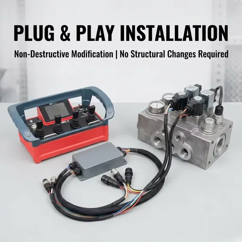 NM-031 4 Joystick Proportional Hydraulic Wireless Remote Control 12V 24V Waterproof 500m Industrial Crane Remote Controller
NM-031 4 Joystick Proportional Hydraulic Wireless Remote Control 12V 24V Waterproof 500m Industrial Crane Remote Controller