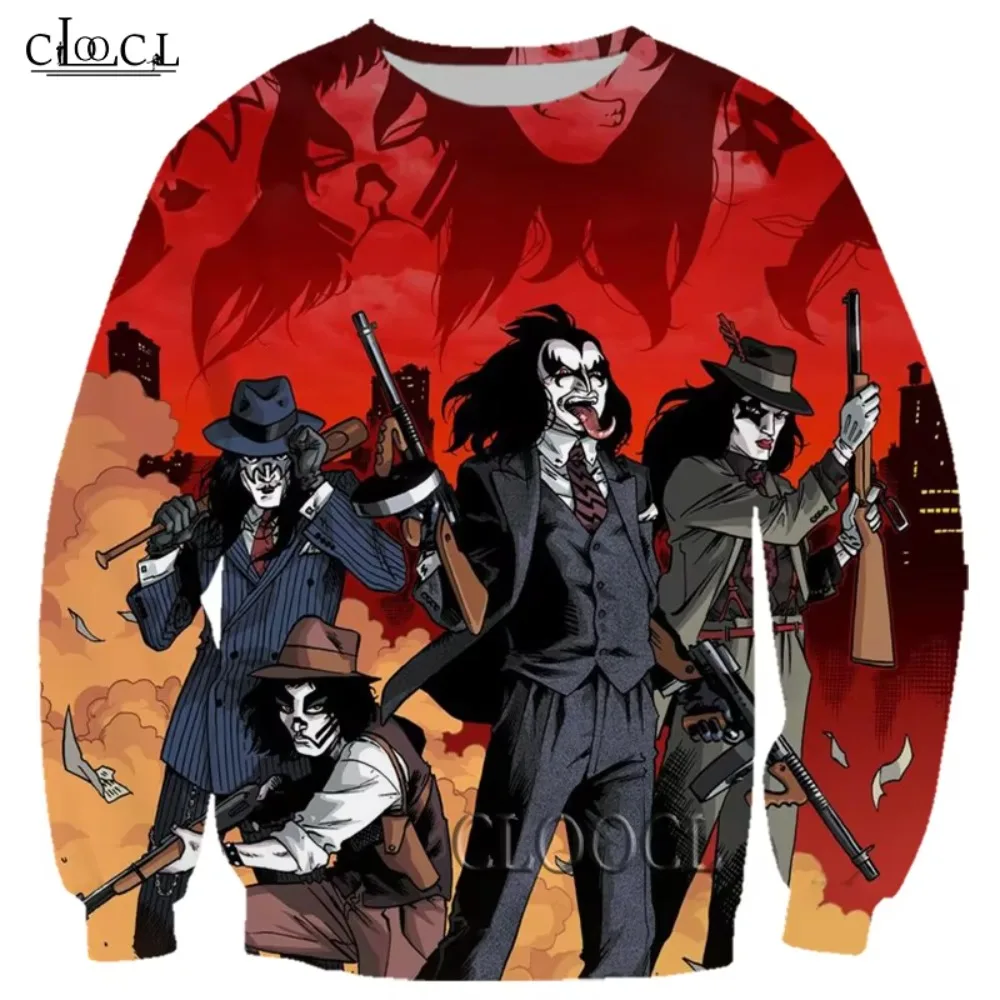 HX Fashion Men Women KISS Rock Band 3D Printed Sweatshirt Harajuku Casual Streetwear Unisex Tracksuit Drop Shipping
HX Fashion Men Women KISS Rock Band 3D Printed Sweatshirt Harajuku Casual Streetwear Unisex Tracksuit Drop Shipping