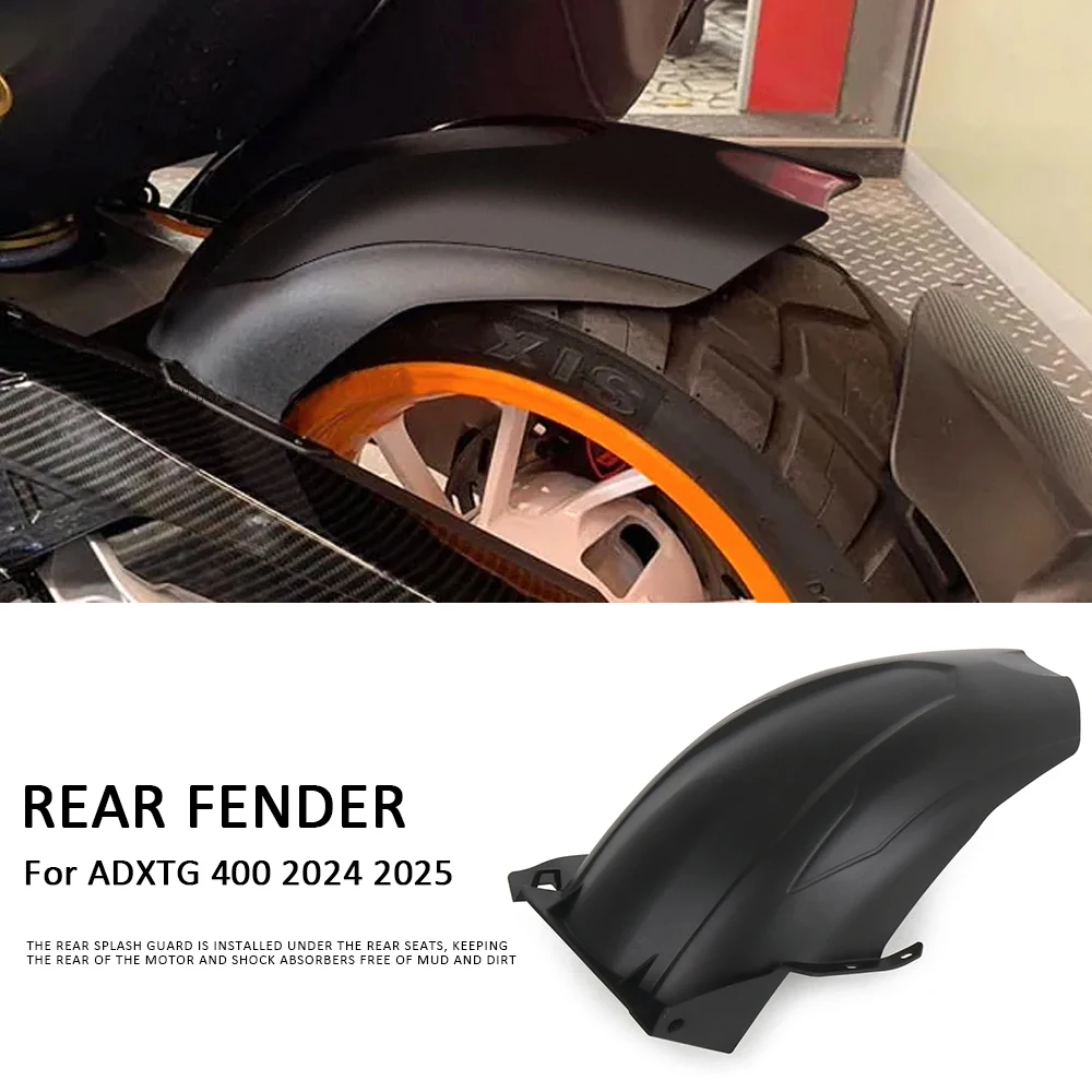 ABS plastic Motorcycle Rear Fender Mudguard Wheel Fender Cover Hugger Splash Guard For SYM ADXTG400 ADXTG 400 2024 2025
ABS plastic Motorcycle Rear Fender Mudguard Wheel Fender Cover Hugger Splash Guard For SYM ADXTG400 ADXTG 400 2024 2025