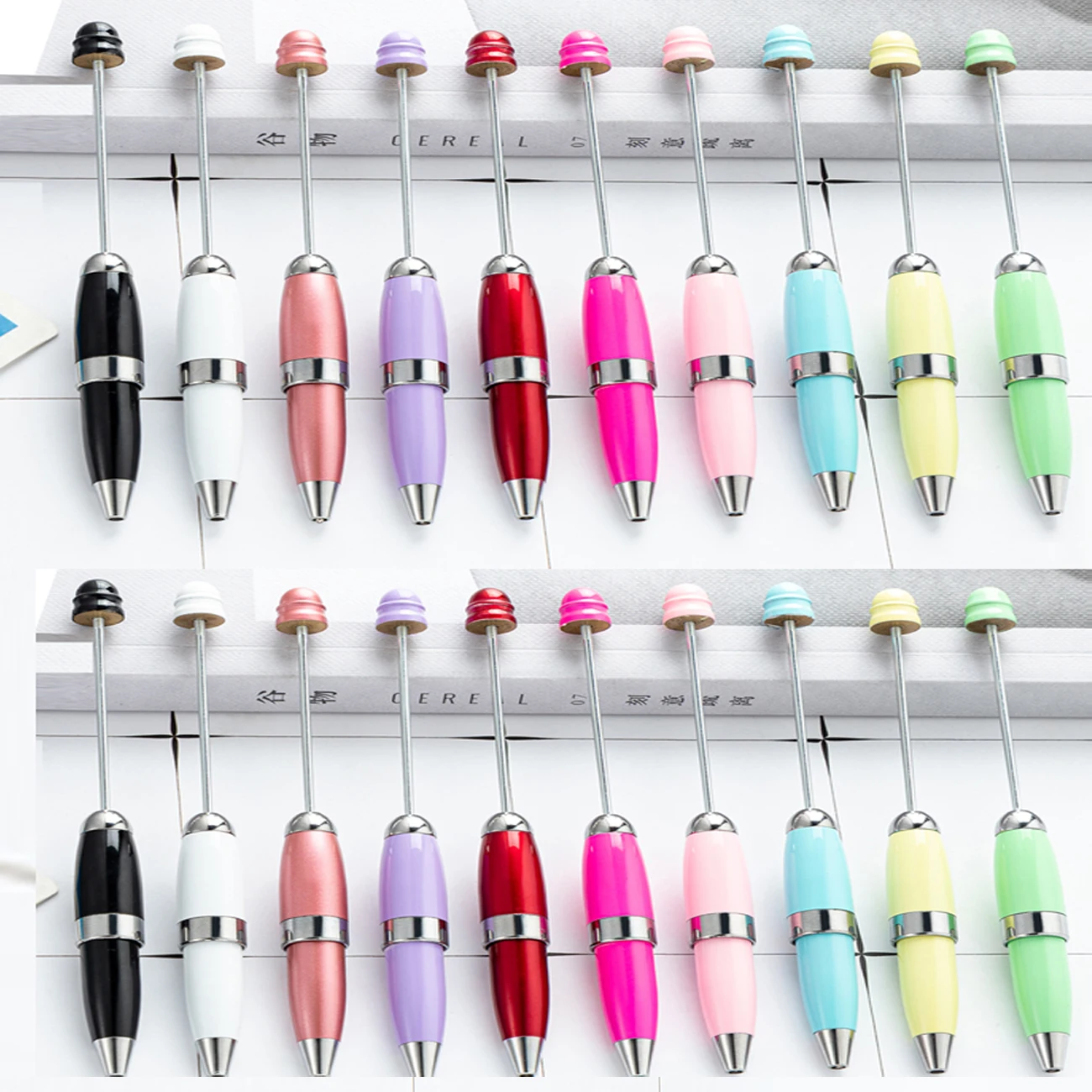 10 шт. новая мини-шариковая ручка с бисером «сделай сам», портативная карманная ручка для школьников, офиса, металлическая шариковая ручка из бисера
10 шт. новая мини-шариковая ручка с бисером «сделай сам», портативная карманная ручка для школьников, офиса, металлическая шариковая ручка из бисера