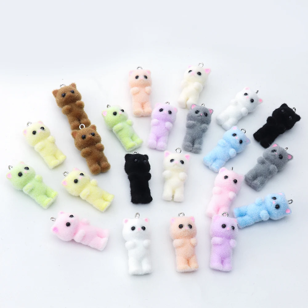 9PCS 3D Resin Flocking Kitten Charms Plush Doll Animals Pendant for Necklace Keychain Making DIY Jewelry Accessories Wholesale
9PCS 3D Resin Flocking Kitten Charms Plush Doll Animals Pendant for Necklace Keychain Making DIY Jewelry Accessories Wholesale