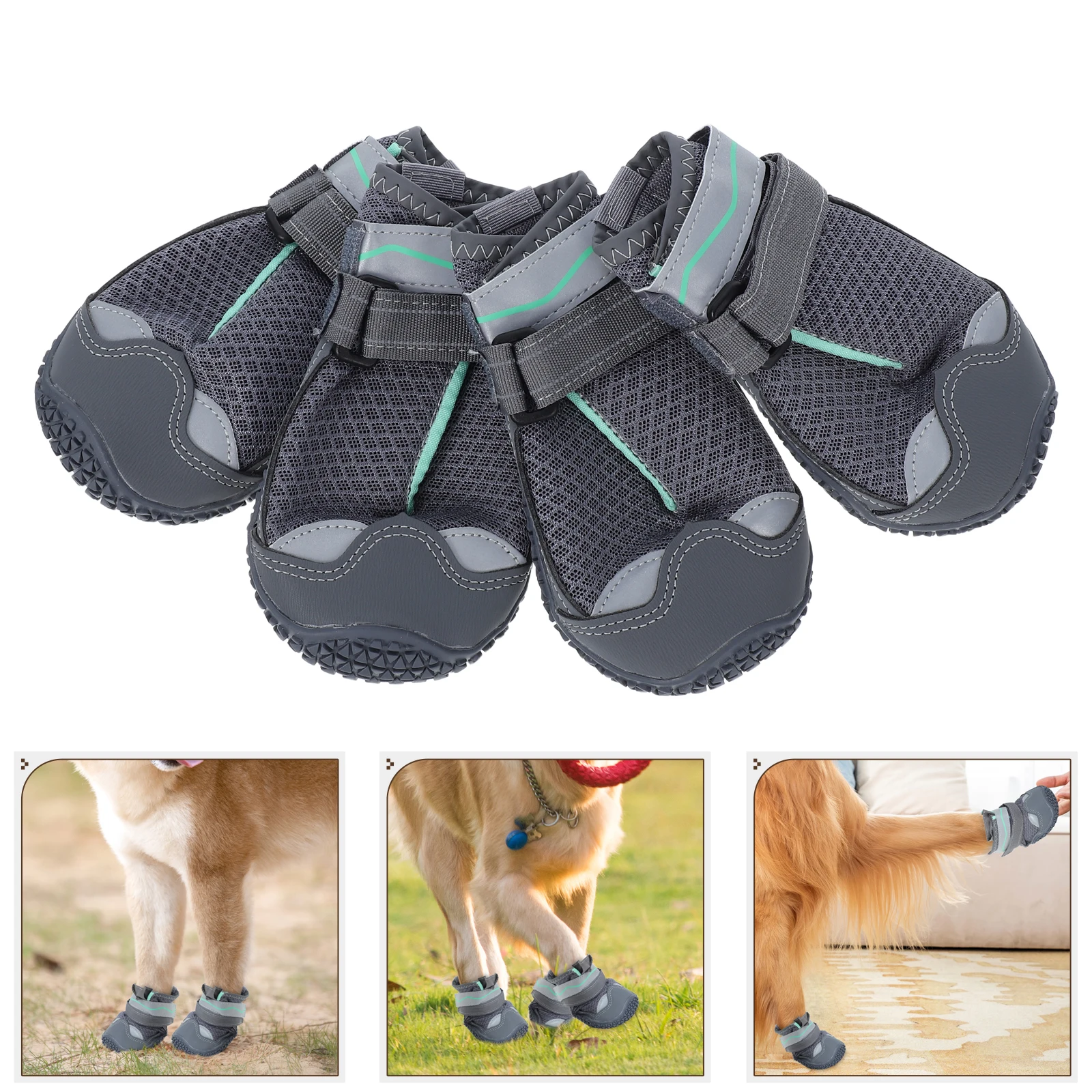 4 Pcs Pet Dog Shoes Walking for Small Dogs Booties Paws Breathable Hiking Size Boots Protector
4 Pcs Pet Dog Shoes Walking for Small Dogs Booties Paws Breathable Hiking Size Boots Protector