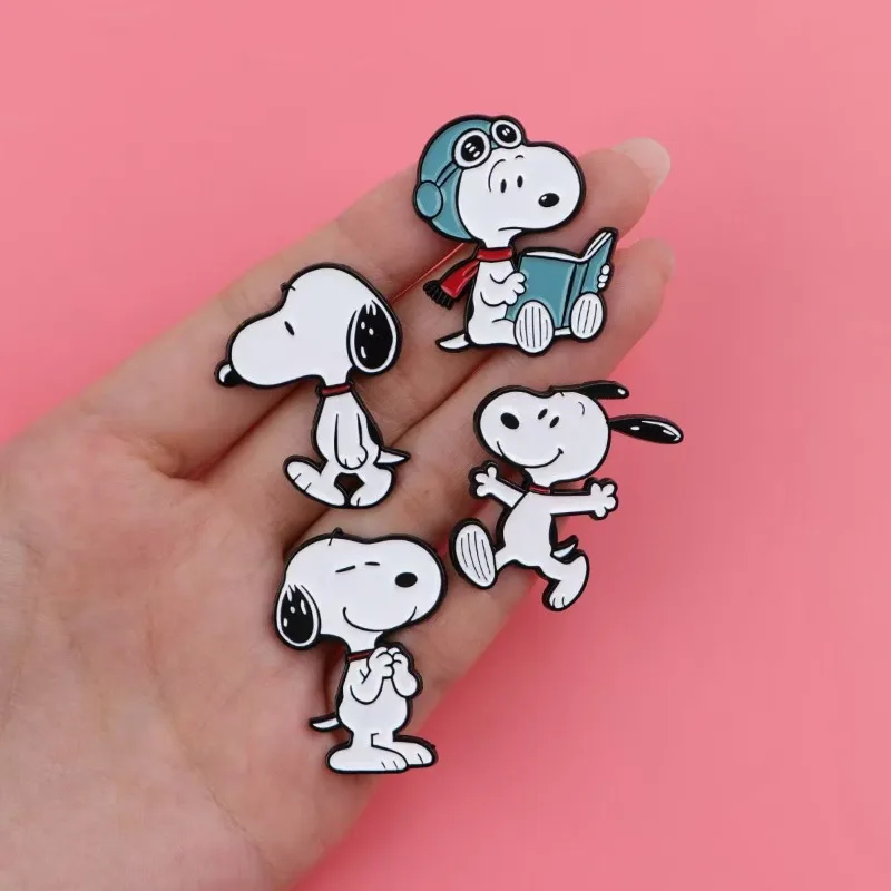 Anime Snoopy Cute Brooch Kawaii Cartoon Creative Personality Versatile Clothing Decoration Backpack Accessories Badge Gift Toys
Anime Snoopy Cute Brooch Kawaii Cartoon Creative Personality Versatile Clothing Decoration Backpack Accessories Badge Gift Toys