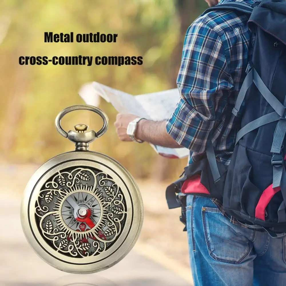Bronze Pocket Watch Design Pocket Watch Compass Vintage Bronze Compass Outdoor Tools Portable Compass Outdoor Hiking Navigation
Bronze Pocket Watch Design Pocket Watch Compass Vintage Bronze Compass Outdoor Tools Portable Compass Outdoor Hiking Navigation