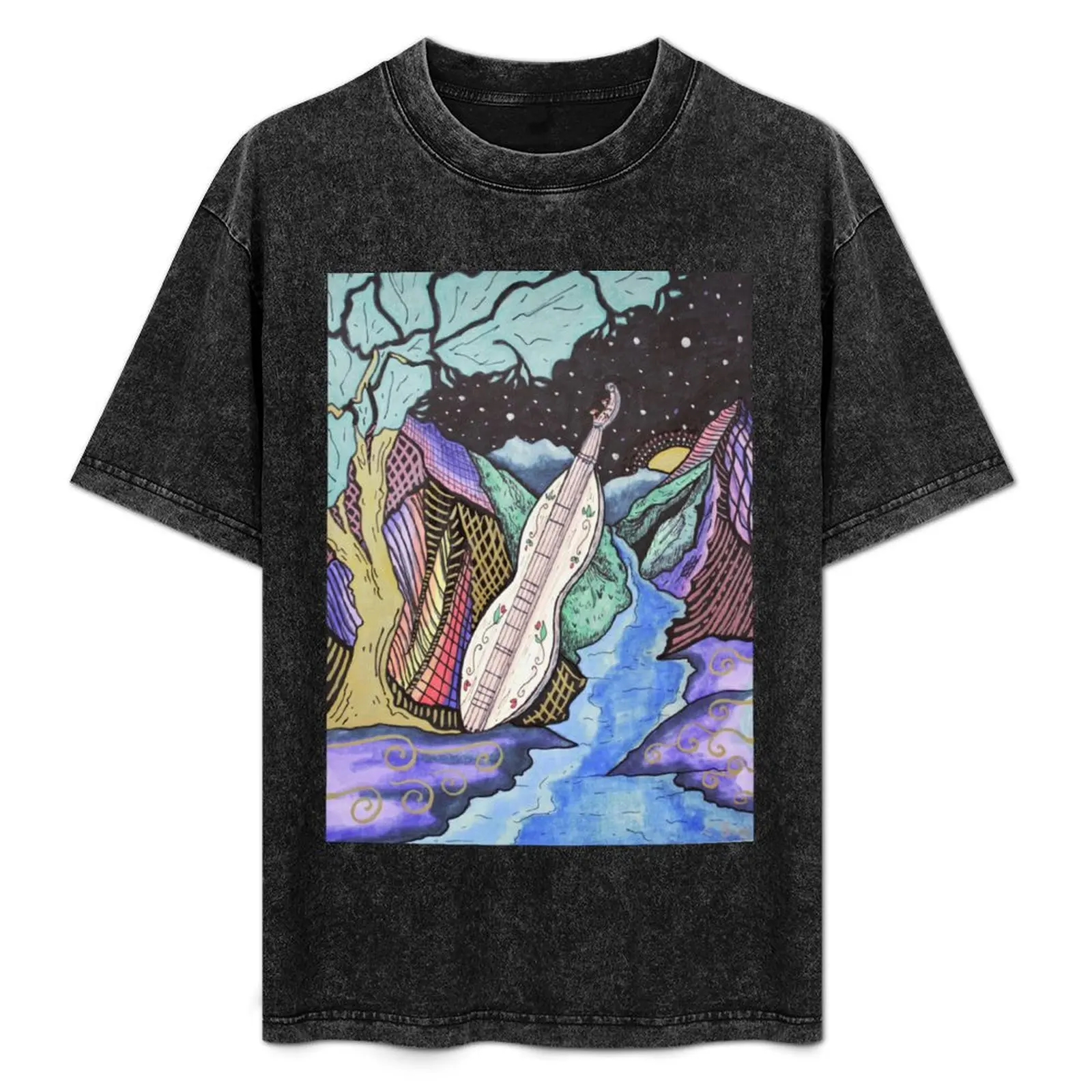 Mountain Music Series - Dulcimer T-Shirt Simple Print Design T-Shirt
Mountain Music Series - Dulcimer T-Shirt Simple Print Design T-Shirt