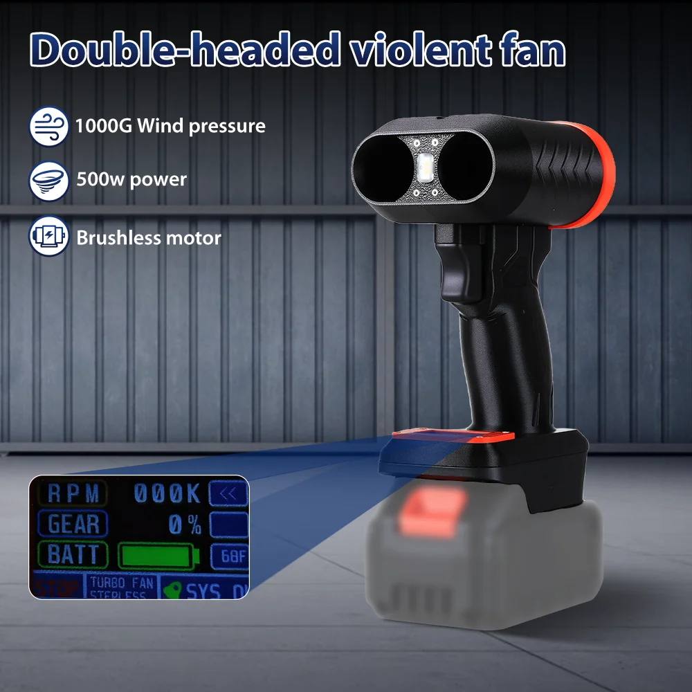 Violent Blower 1000g Wind Pressure Brushless Motor 40mm Turbo Jet Fan Leaf Blower Wireless Super Powerful Air Blower Cleaning
Violent Blower 1000g Wind Pressure Brushless Motor 40mm Turbo Jet Fan Leaf Blower Wireless Super Powerful Air Blower Cleaning