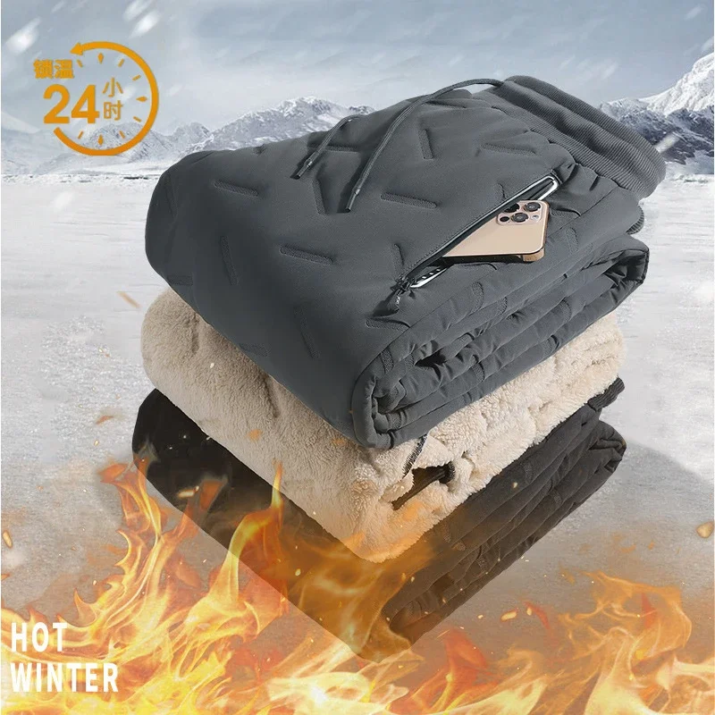 2024 Men Winter Warm Thicken Sweatpants Mens Joggers Pants Fleece Casual Cargo Pants Male Water Proof Thermal Trousers Plus 7XL
2024 Men Winter Warm Thicken Sweatpants Mens Joggers Pants Fleece Casual Cargo Pants Male Water Proof Thermal Trousers Plus 7XL