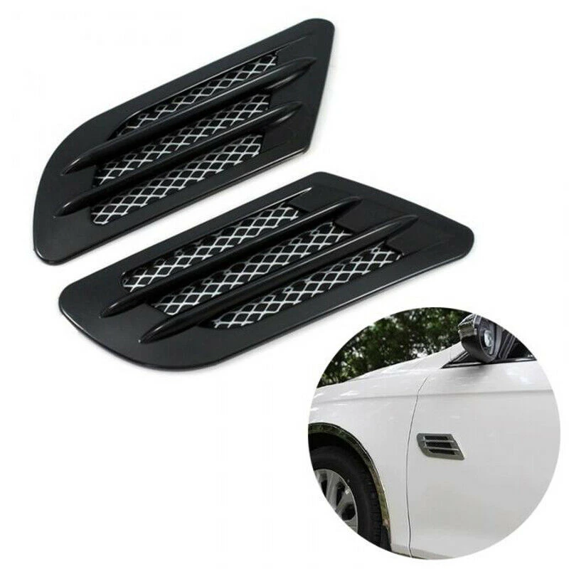 2Pcs High Quality Car Side Air Flow Vent for Fender Hole Cover Intake Grille Duct Decoration ABS Plastic Sticker
2Pcs High Quality Car Side Air Flow Vent for Fender Hole Cover Intake Grille Duct Decoration ABS Plastic Sticker
