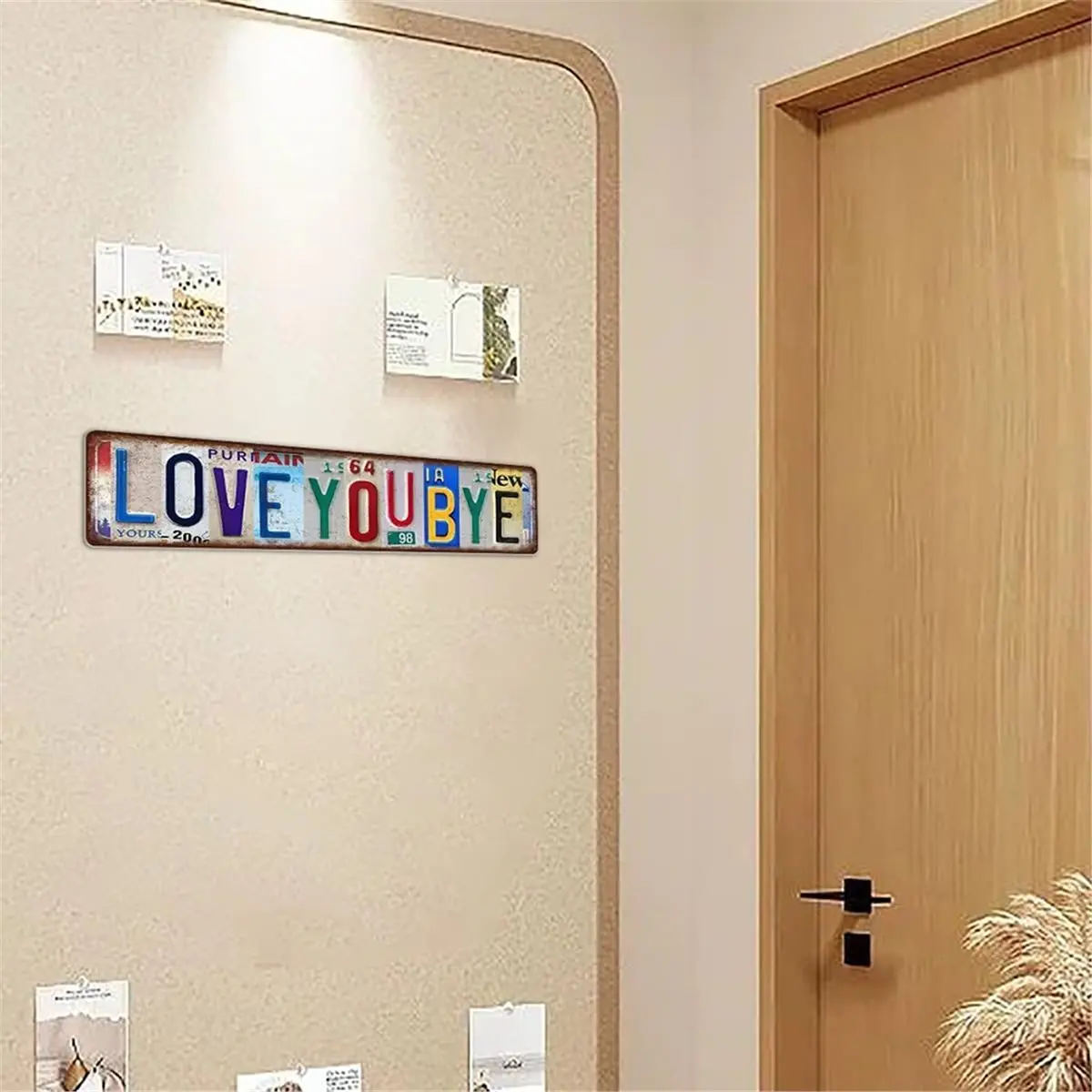 【AT48】 NEW Tin Sign Love You Bye Above Door Wall Decor, Romantic Bedroom Hallway Entryway Wall Art 16x4 Inches
【AT48】 NEW Tin Sign Love You Bye Above Door Wall Decor, Romantic Bedroom Hallway Entryway Wall Art 16x4 Inches