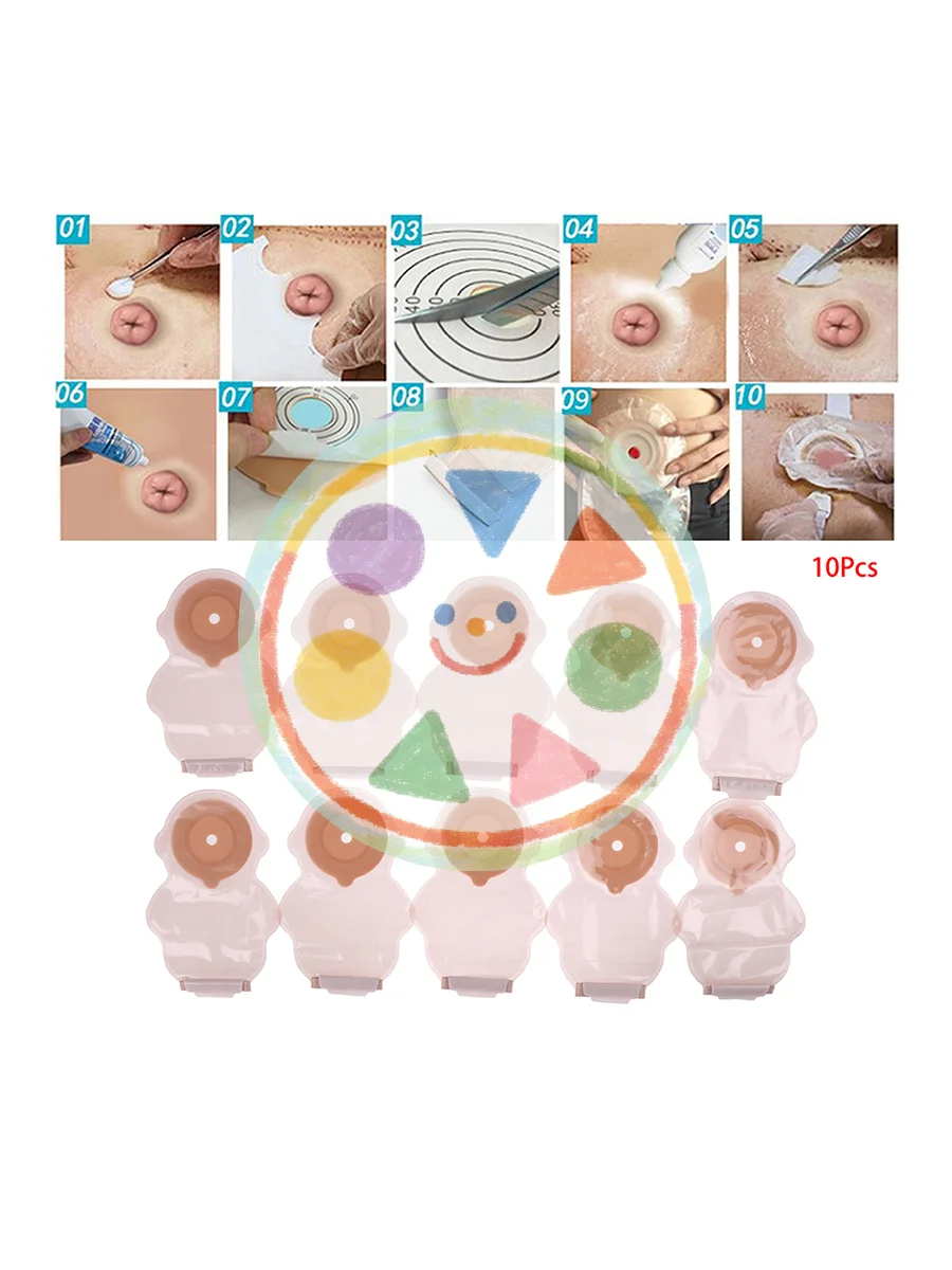 Набор из 10 детских однокомпонентных дренируемых калоприемников с липким замком для ухода за стомой
Набор из 10 детских однокомпонентных дренируемых калоприемников с липким замком для ухода за стомой