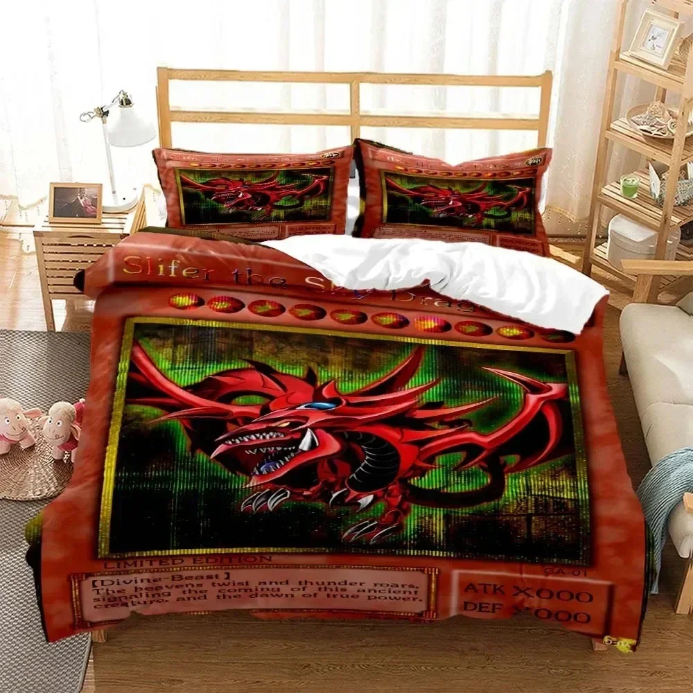 Anime Yu-Gi-Oh Game Card Bedding Set Duvet Cover Sheet Printed Bed Set Pillowcase Bed Full Queen King Size Comforter Bedroom
Anime Yu-Gi-Oh Game Card Bedding Set Duvet Cover Sheet Printed Bed Set Pillowcase Bed Full Queen King Size Comforter Bedroom