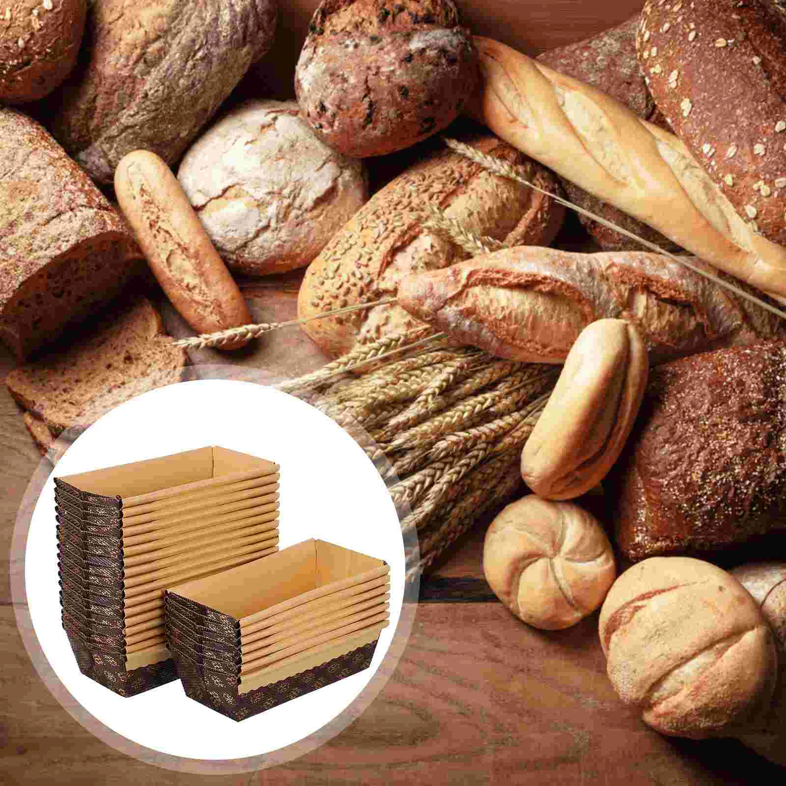 25 Pcs Bread Tray Cake Pan Baking Practical Plates Mold Loaf Paper Unique Toast Pans Kitchen Multipurpose Molds
25 Pcs Bread Tray Cake Pan Baking Practical Plates Mold Loaf Paper Unique Toast Pans Kitchen Multipurpose Molds