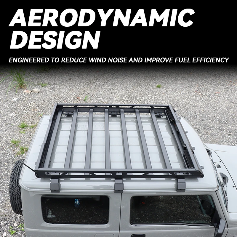 Vehicle Roof Cargo Platform for Jimny Accessories JB64 JB74 Aluminum Luggage Rack Modification Part
Vehicle Roof Cargo Platform for Jimny Accessories JB64 JB74 Aluminum Luggage Rack Modification Part