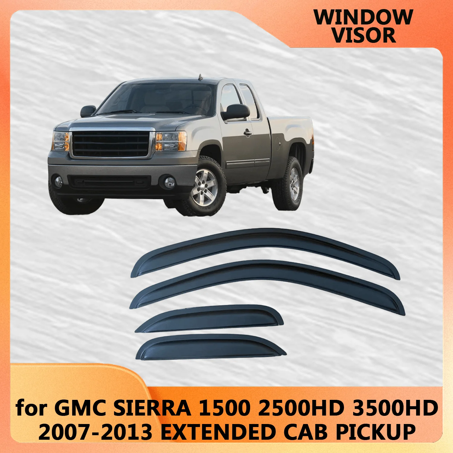 Оконный козырек для GMC SIERRA 1500 2500HD 3500HD EXTENDED2007 2008 2009 2010 2011 2012 2013, ветрозащитные дефлекторы, защита от дождя, дверной козырек
Оконный козырек для GMC SIERRA 1500 2500HD 3500HD EXTENDED2007 2008 2009 2010 2011 2012 2013, ветрозащитные дефлекторы, защита от дождя, дверной козырек