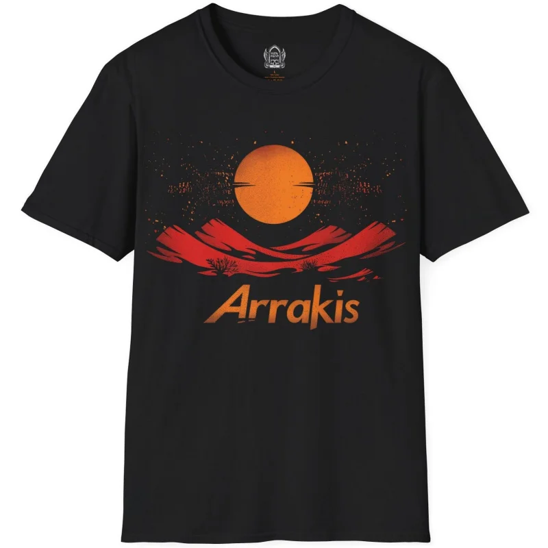 Dunes of Arrakis 1201 Sandworm Vintage Sci fi Gift T shirt for man Large size Tops Retro Dune Graphic Print Clothes
Dunes of Arrakis 1201 Sandworm Vintage Sci fi Gift T shirt for man Large size Tops Retro Dune Graphic Print Clothes