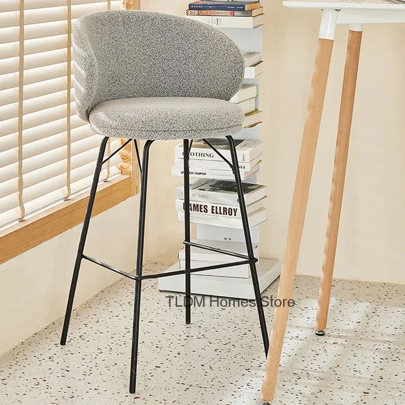 Nordic Flannel Bar Chair for Kitchen Bar Furniture Metal Wrought Iron High Feet The Chairs Home Simple Designer Front Desk Stool
Nordic Flannel Bar Chair for Kitchen Bar Furniture Metal Wrought Iron High Feet The Chairs Home Simple Designer Front Desk Stool