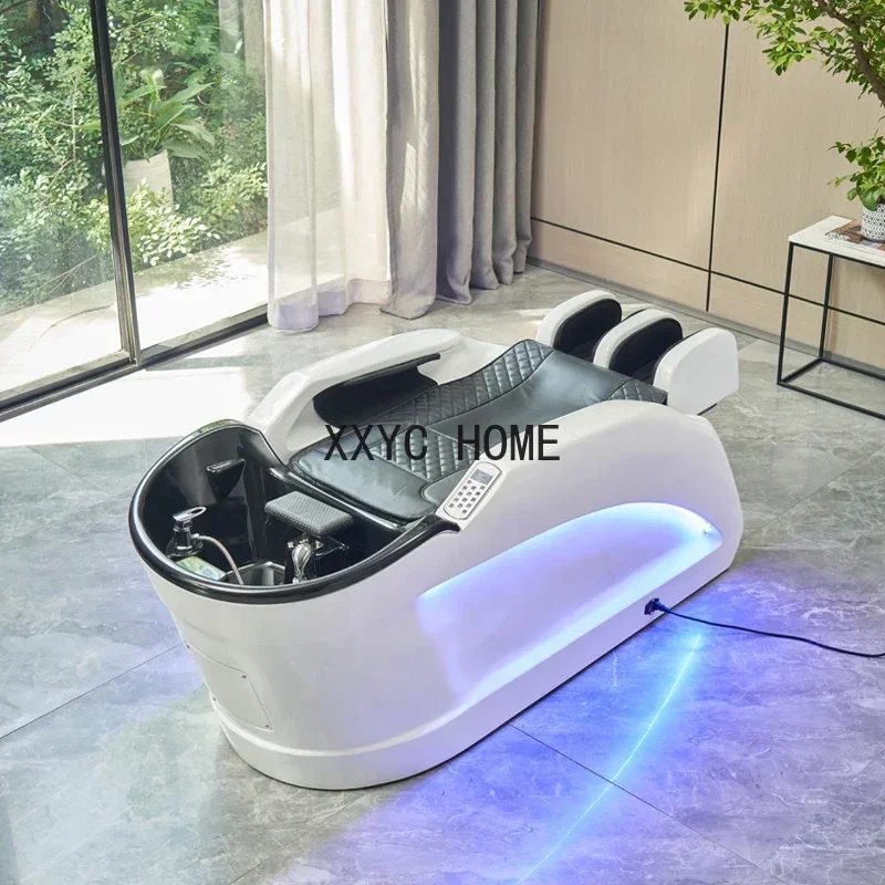 Reclining White Shampoo Chair Beauty Air Wash Luxury Washing Hair Barber Beauty Aesthetic Furniture GY50GP
Reclining White Shampoo Chair Beauty Air Wash Luxury Washing Hair Barber Beauty Aesthetic Furniture GY50GP