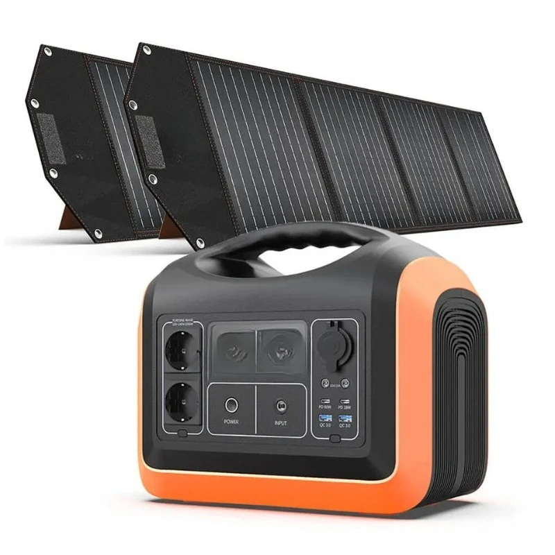 Portable Solar Generator, Solar Panel, Computer Phone Charging, Lithium Battery Power Station, Ground Installation, Fast Charg